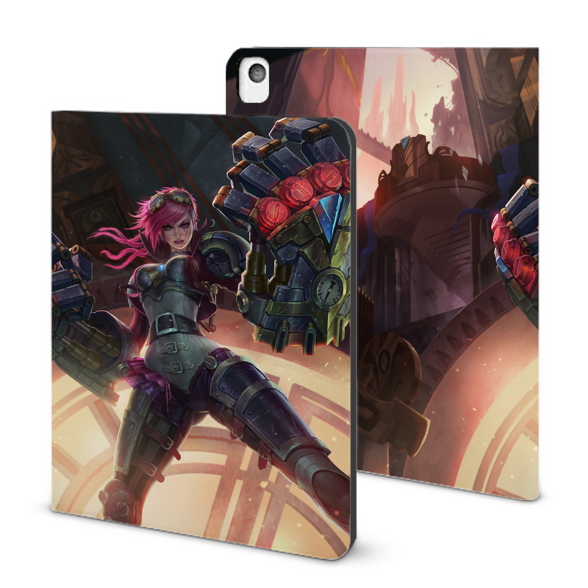 （画像用） リーグ・オブ・レジェンド League of Legends LOL IPadケース ペンホルダー付き ブックスタイルデザイン